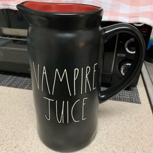 Rae Dunn VAMPIRE JUICE Halloween pitcher